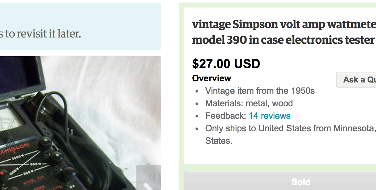 Sold out price now exists on page
